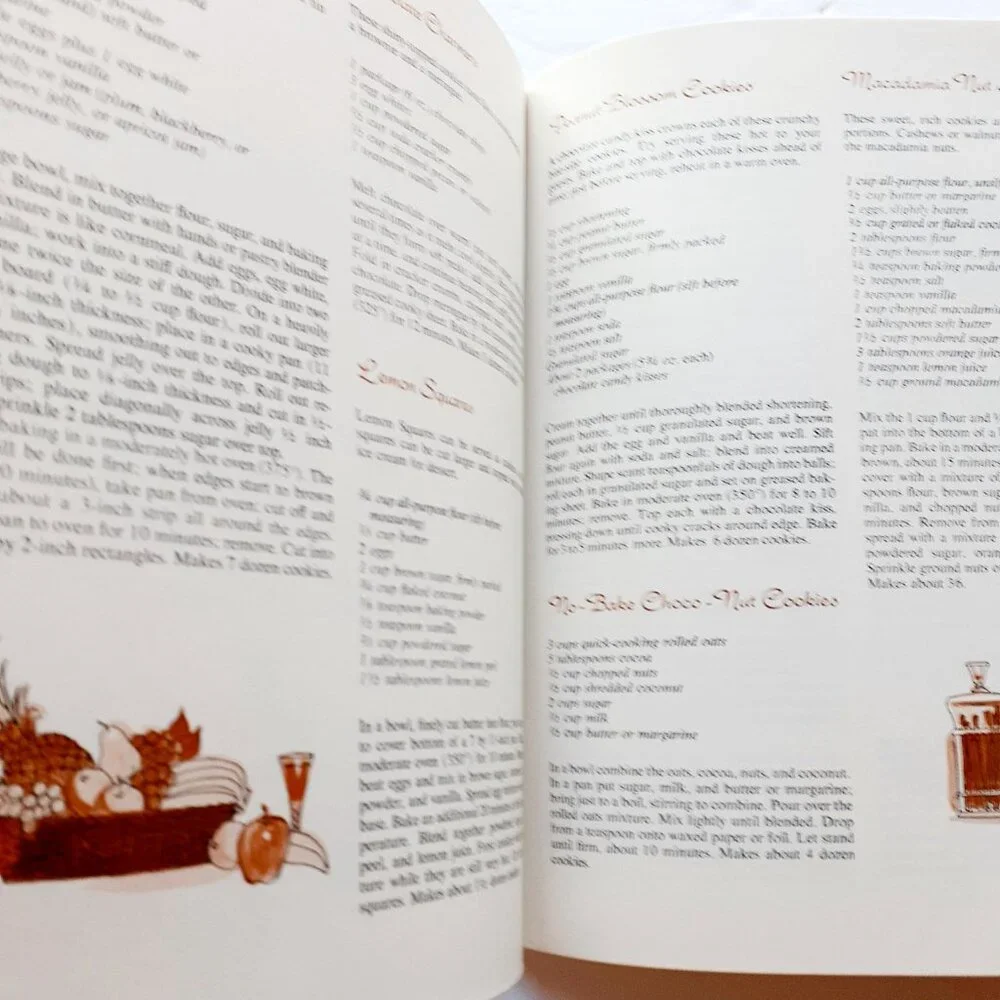 Vintage 70s Cookbook Sunset Cook Book of Desserts